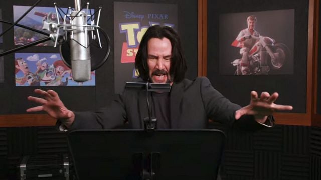 image de la news Toy Story 4 : regardez Keanu Reeves déchaîné pour donner vie à son personnage