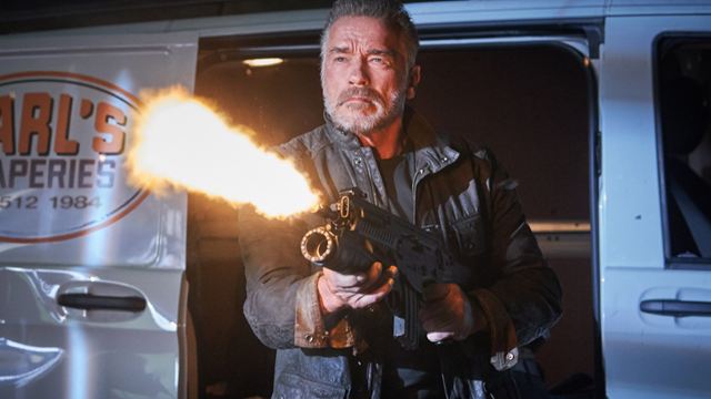 Terminator Dark Fate : Schwarzy et Sarah Connor sur les affiches personnages