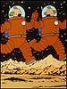 poster de Les Aventures de Tintin: on a marché sur la Lune