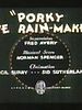 poster de Porky the Rain-Maker