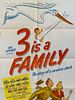 poster de 3 c'est une famille