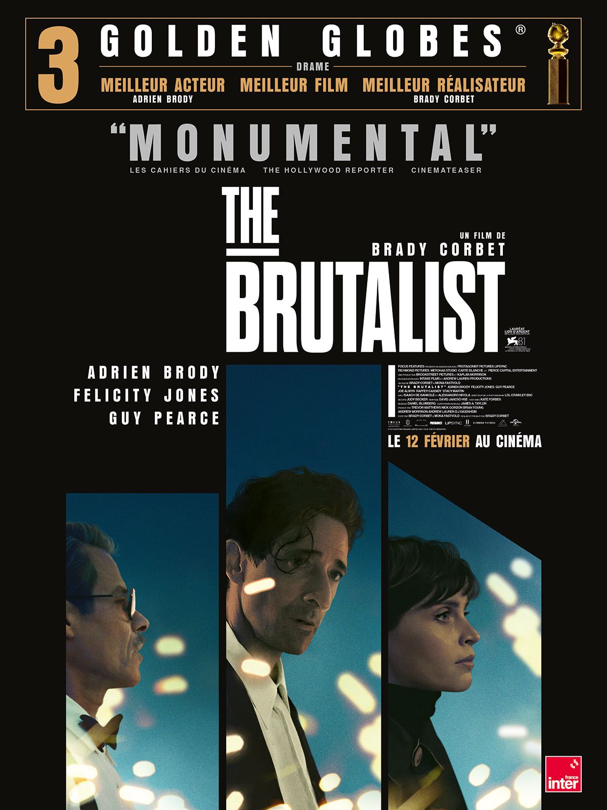 affiche THE BRUTALIST