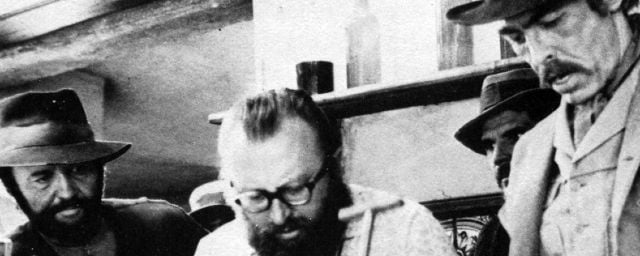 Rod Steiger, Sergio Leone et James Coburn