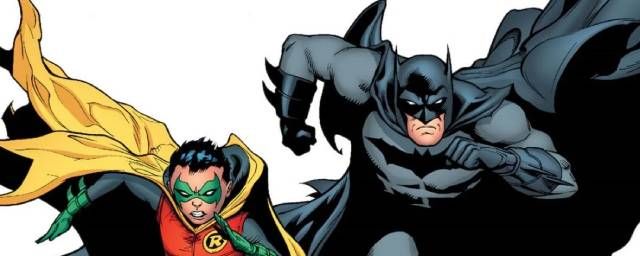Robin et Batman dans les comic books dont s'inspirera le film