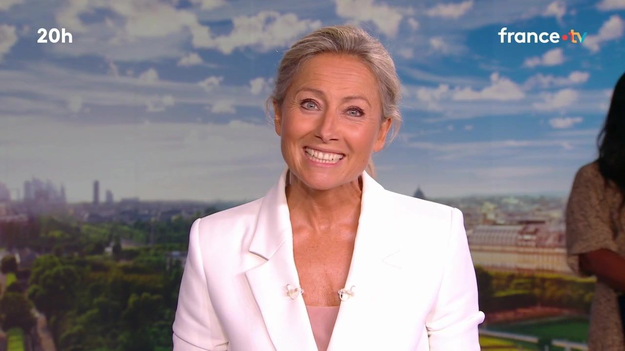 JT de 20h de France 2 : “Je souhaite bonne chance à Léa Salamé”, Anne-Sophie  Lapix a fait des aurevoirs festifs ! - TV ACTU by AlloCiné