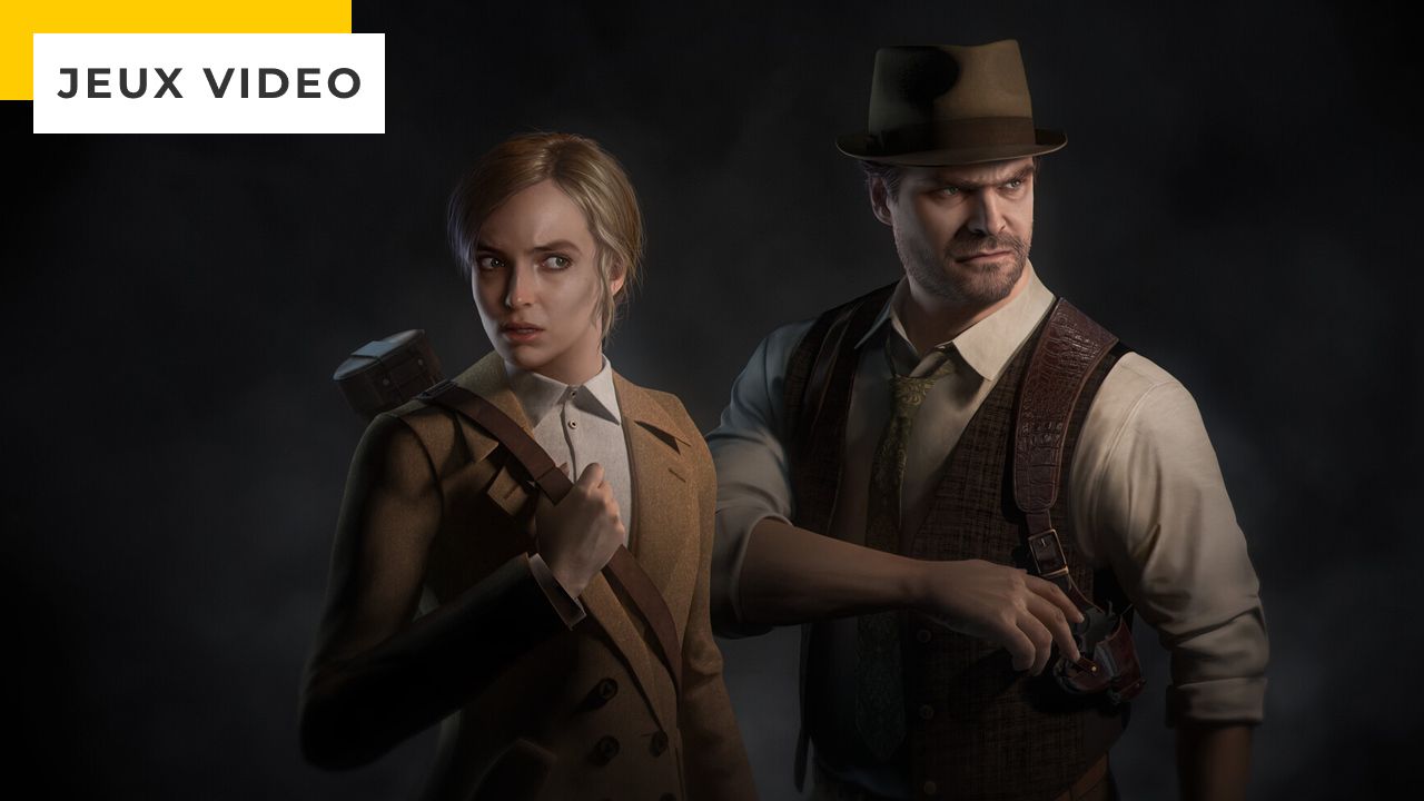Jodie Comer and David Harbor in the reboot of the cult game Alone in The Dark