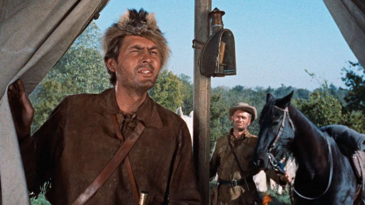 Fess Parker en Davy Crockett pour Disney