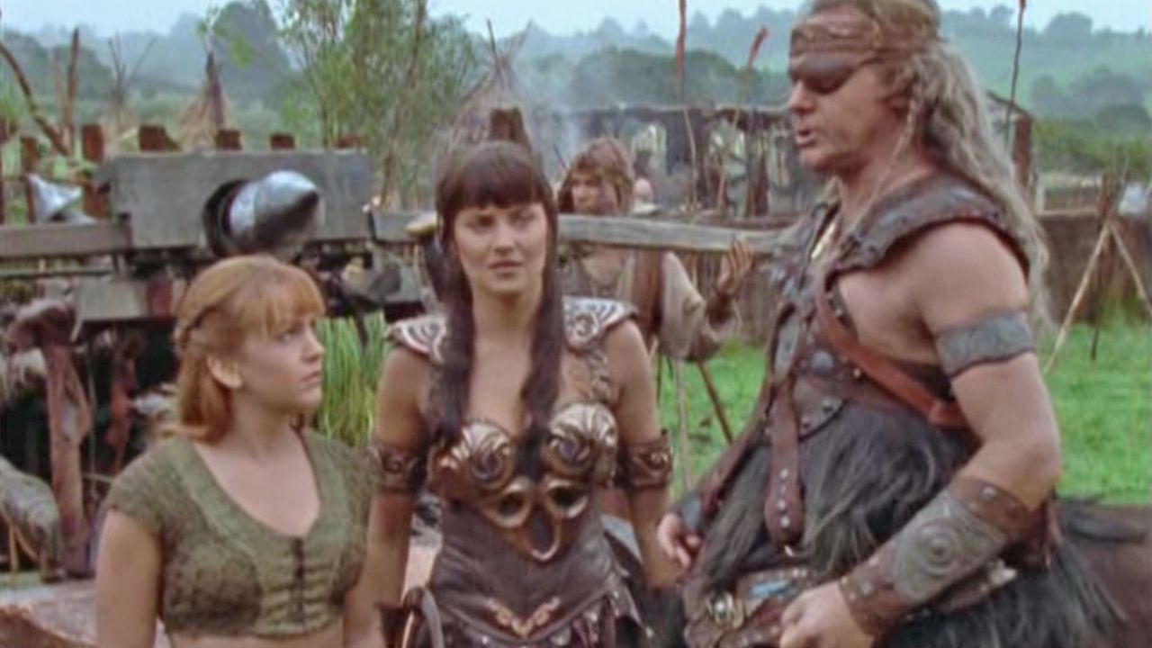 Lucy, Gabrielle et un centaure