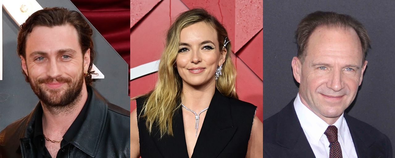 Aaron Taylor-Johnson, Jodie Comer & Ralph Fiennes