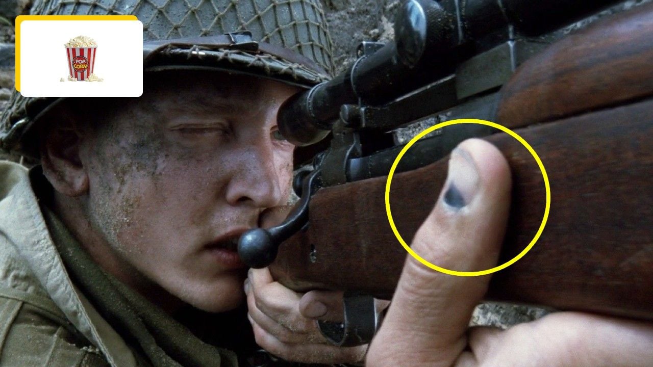 We’ve Got to Save Private Ryan: Pause at 20 minutes and 56 seconds and look at this character’s finger, that wound is no accident!