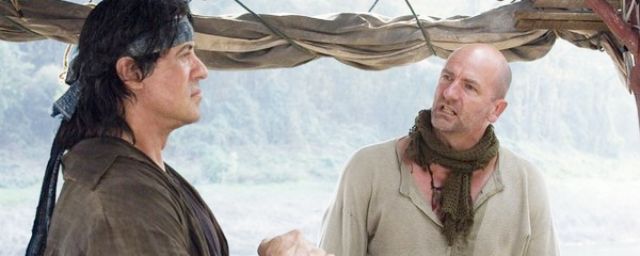 Face à Sylvester Stallone dans John Rambo