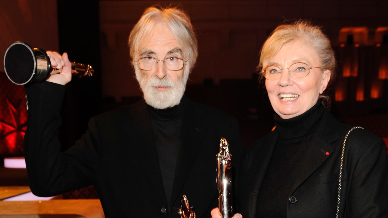 Margaret Menegoz avec Michael Haneke