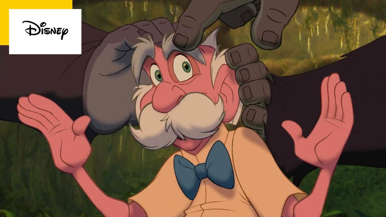 Tarzan: Pause at 59 minutes and 55 seconds, an almost invisible Disney character is hidden in the picture!