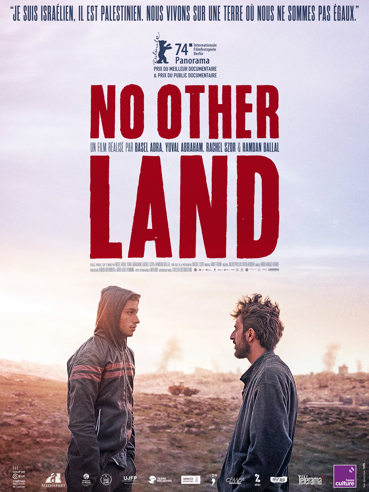 Cinémas et séances du film No Other Land à Auzielle (31650) - AlloCiné