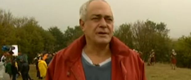 Jacques Dorfmann sur le tournage de 