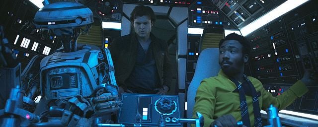 Alden Ehrenreich et Donald Glover (Lando)