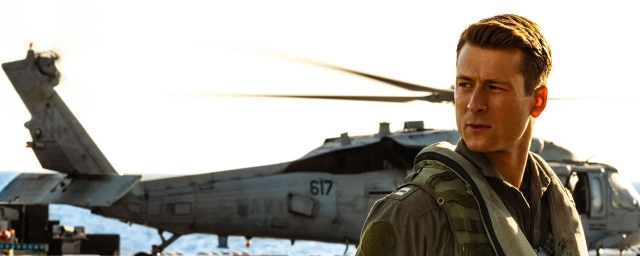 Glenn Powell dans Top Gun 2