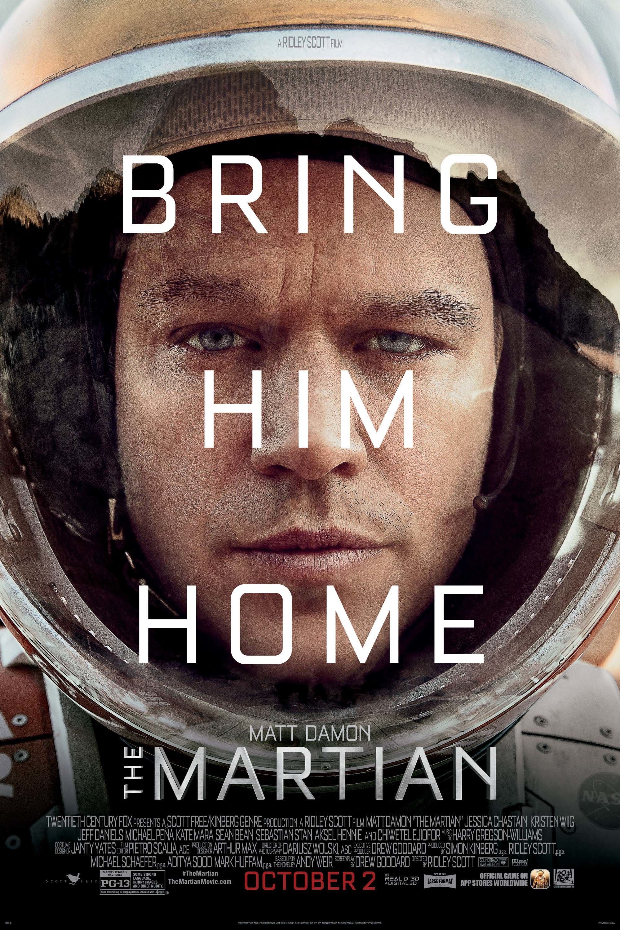 Film Seule Sur Mars Affiche du film Seul sur Mars - Photo 2 sur 49 - AlloCiné