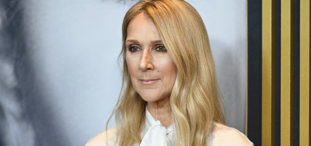 Céline Dion à l'avant-première du film, à New York.