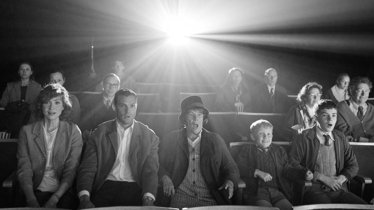 Caitriona Balfe, Jamie Dornan, Judi Dench, Jude Hill, Lewis McAskie