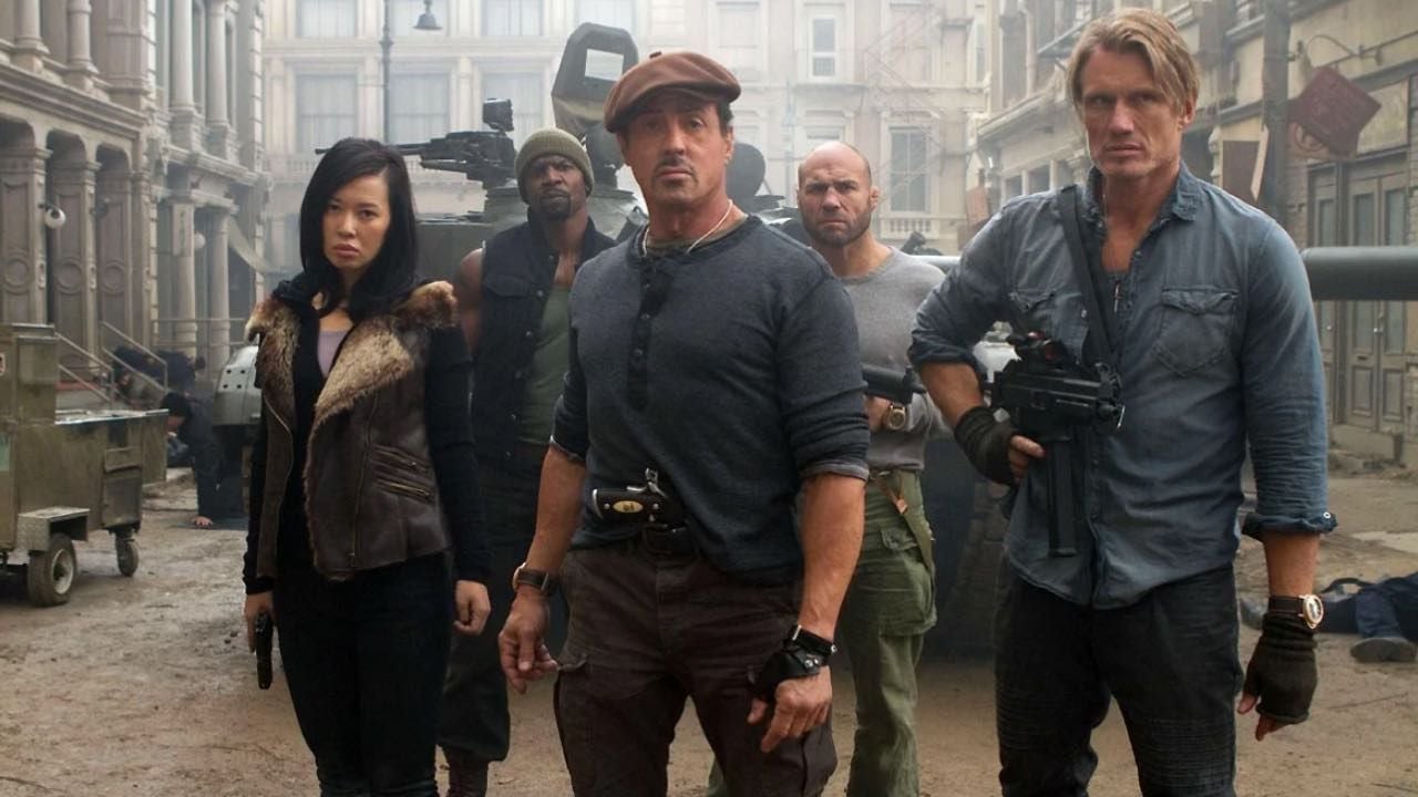 In Germany, these two Expendables have the same voice!