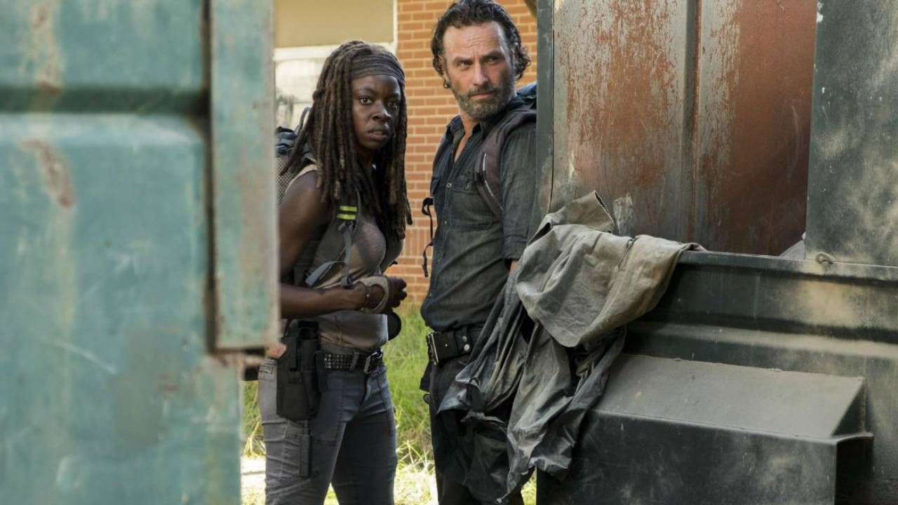 Danai Gurira and Andrew Lincoln