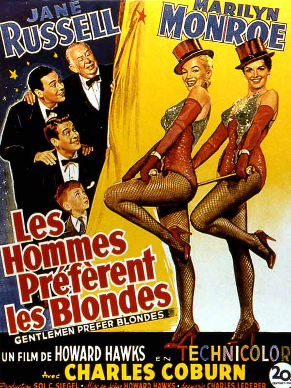 Affiche du film Les Hommes préfèrent les blondes - Affiche 2 sur 2 ...