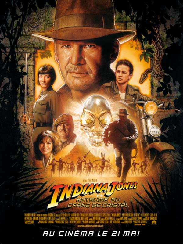Indiana Jones et le Royaume du Crâne de Cristal en Blu Ray ...