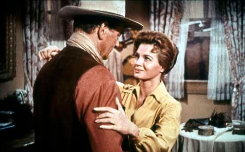 Photo De Presse Originale - John Wayne & Angie Dickinson Dans Rio Bravo - Tirage Cinéma Vintage K131