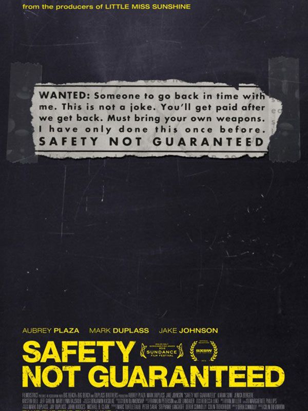 Safety Not Guaranteed streaming gratuit
