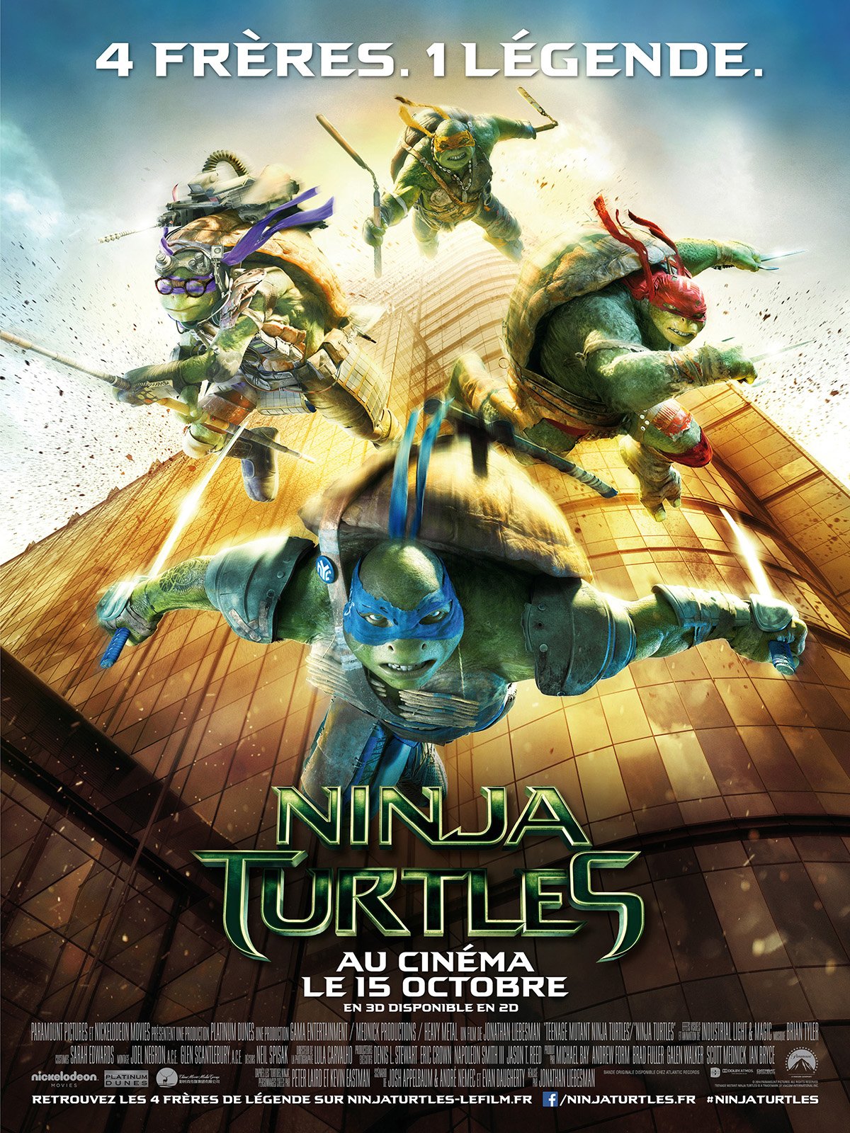 Cinémas et séances du film Ninja Turtles à Mortagne-au-Perche (61400 ...