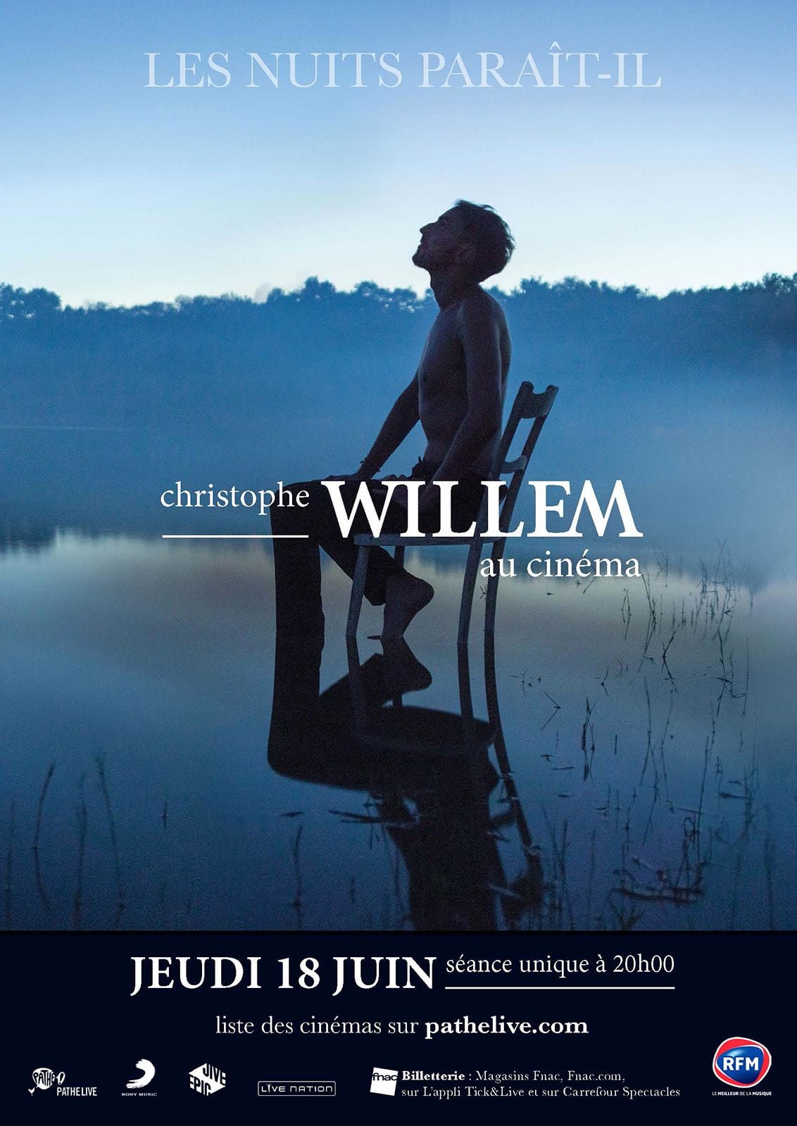 Christophe Willem (Pathé Live) streaming gratuit