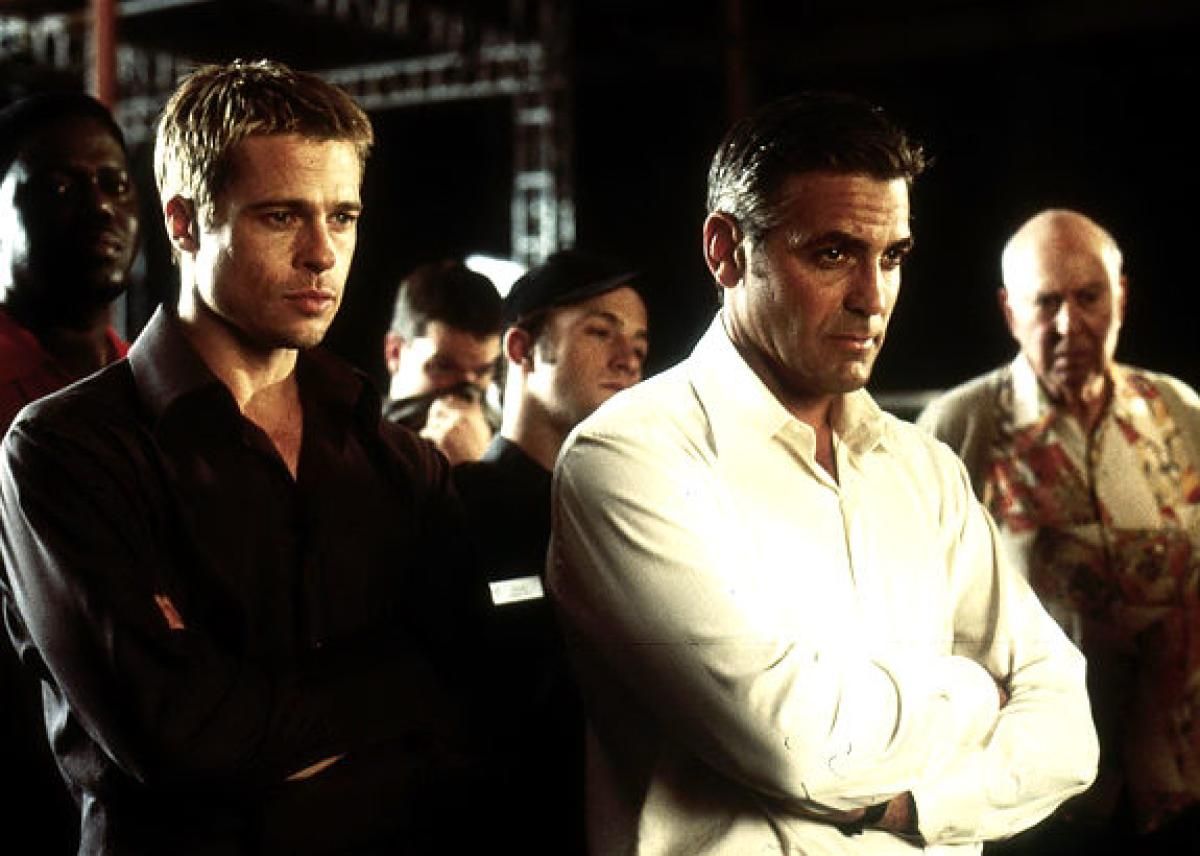 Film Avec George Clooney Et Brad Pitt Photo de George Clooney - Ocean's Eleven : Photo Brad Pitt, George