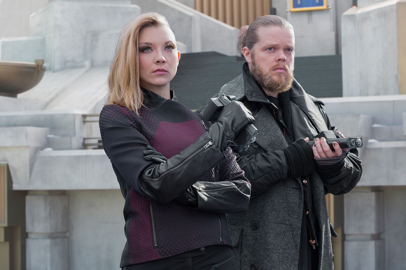 Photo de Elden Henson - Hunger Games - La Révolte : Partie 2 : Photo Elden  Henson, Natalie Dormer - AlloCiné