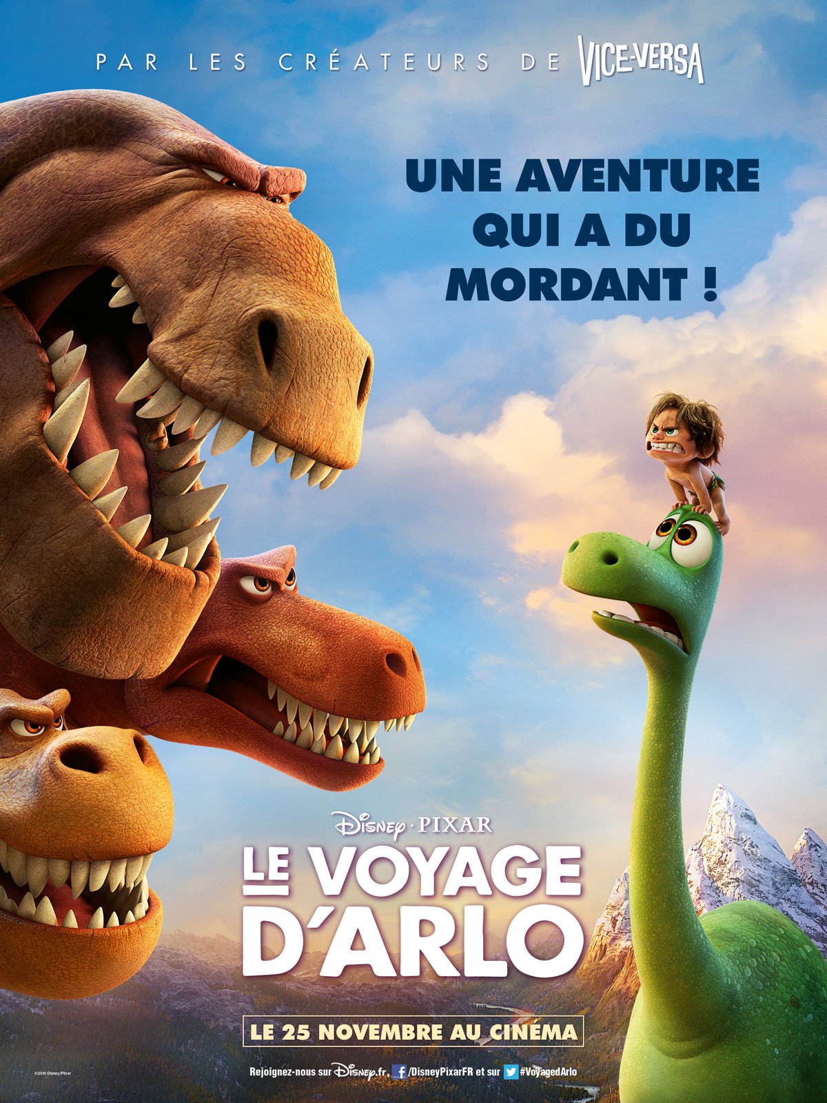 Le Voyage d'Arlo - Pixar ©