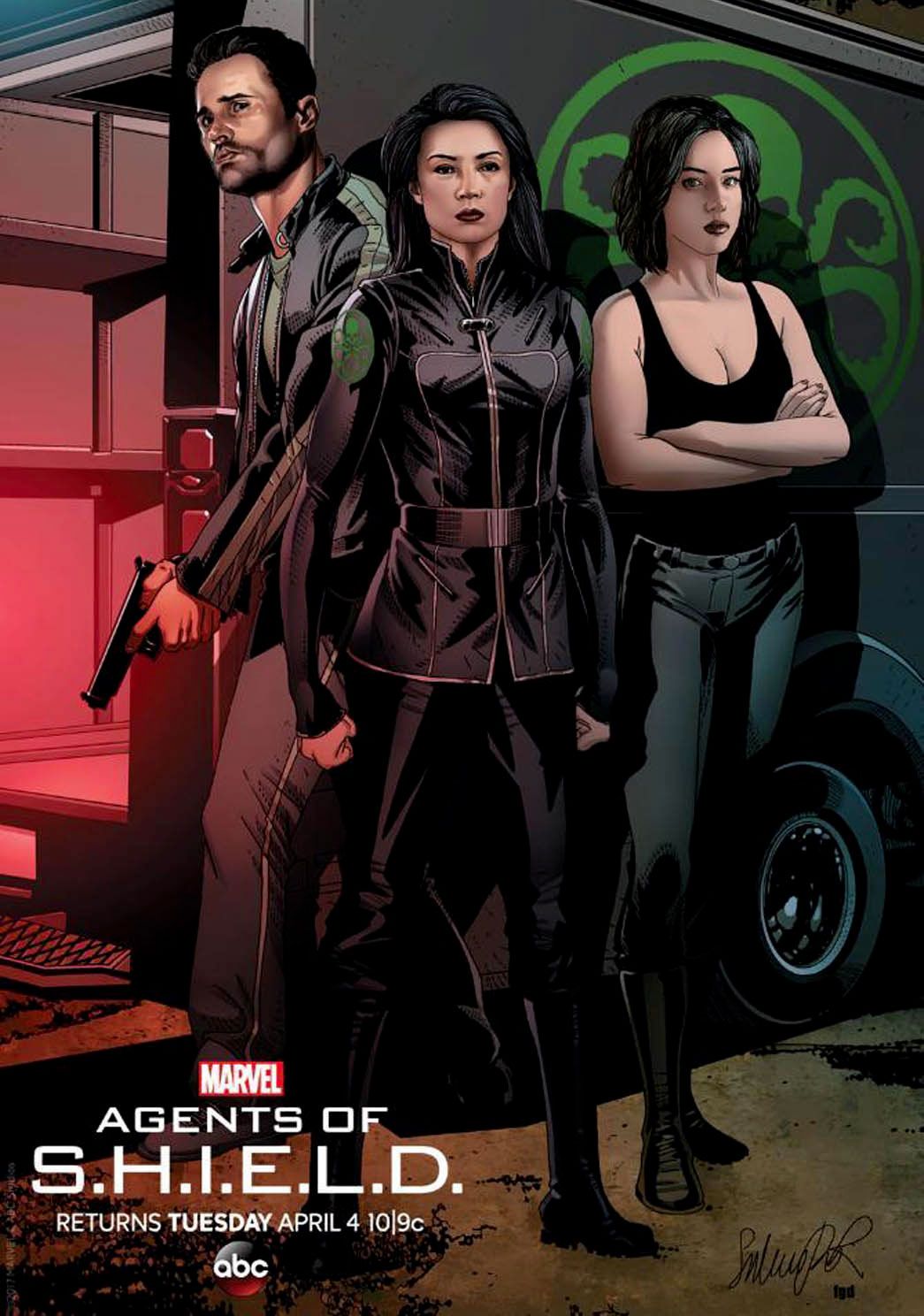 Les Agent Du Shield Saison 4 Poster Marvel : Les Agents du S.H.I.E.L.D. - Saison 4 - Affiche 36 sur