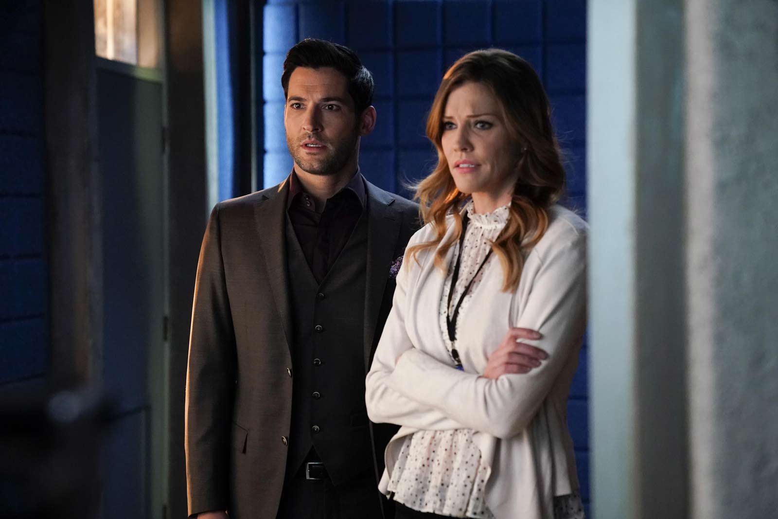 Lucifer Lucifer Photo Tom Ellis Tricia Helfer 105 Sur 456 Allociné 