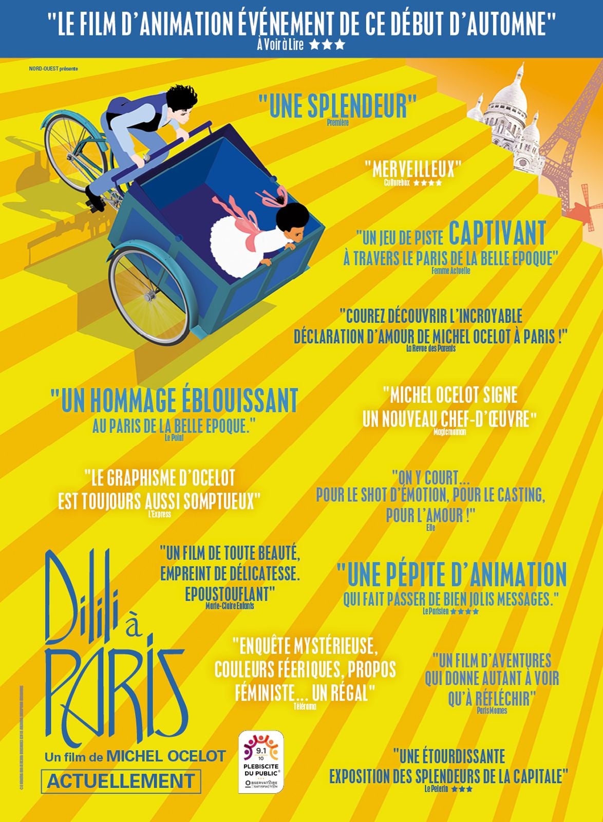 Dilili à Paris streaming fr