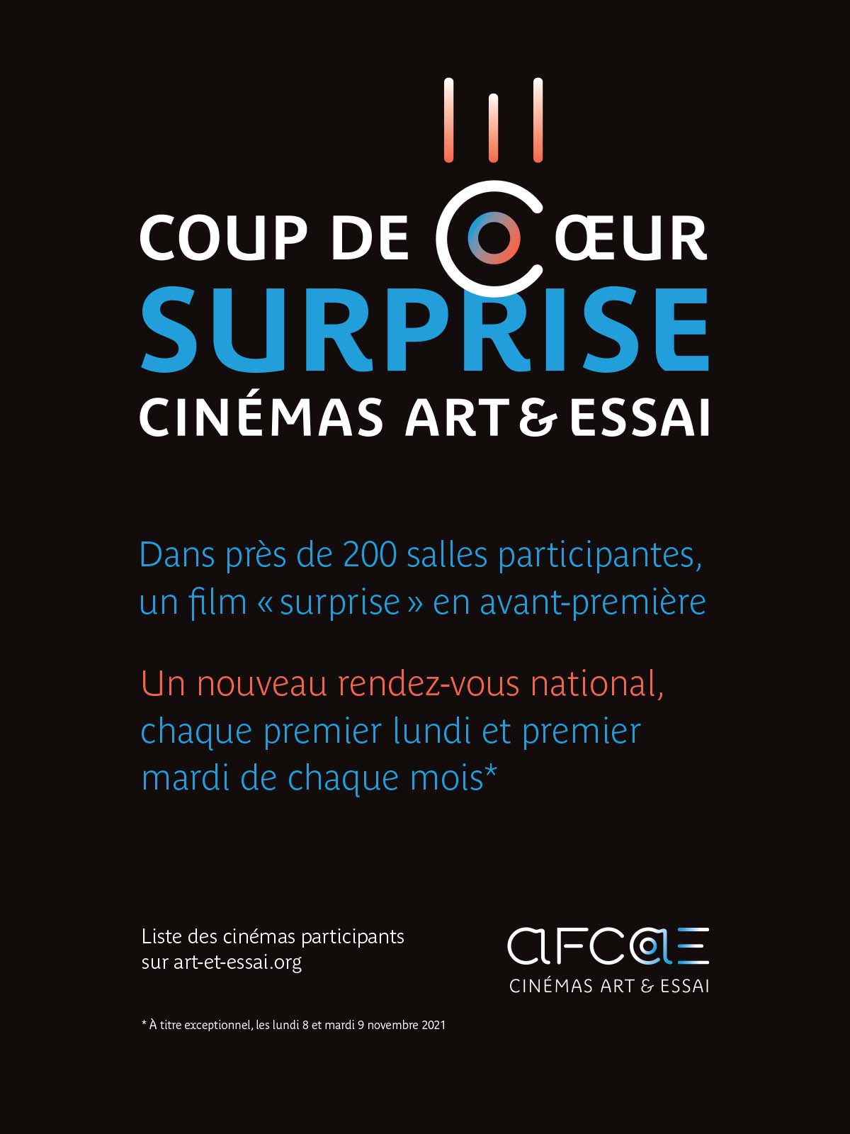 Cinémas et séances du film Coup de coeur surprise 1 AFCAE Octobre 2022 - Horaires Des Séances Du Film Au Coeur Du Bois