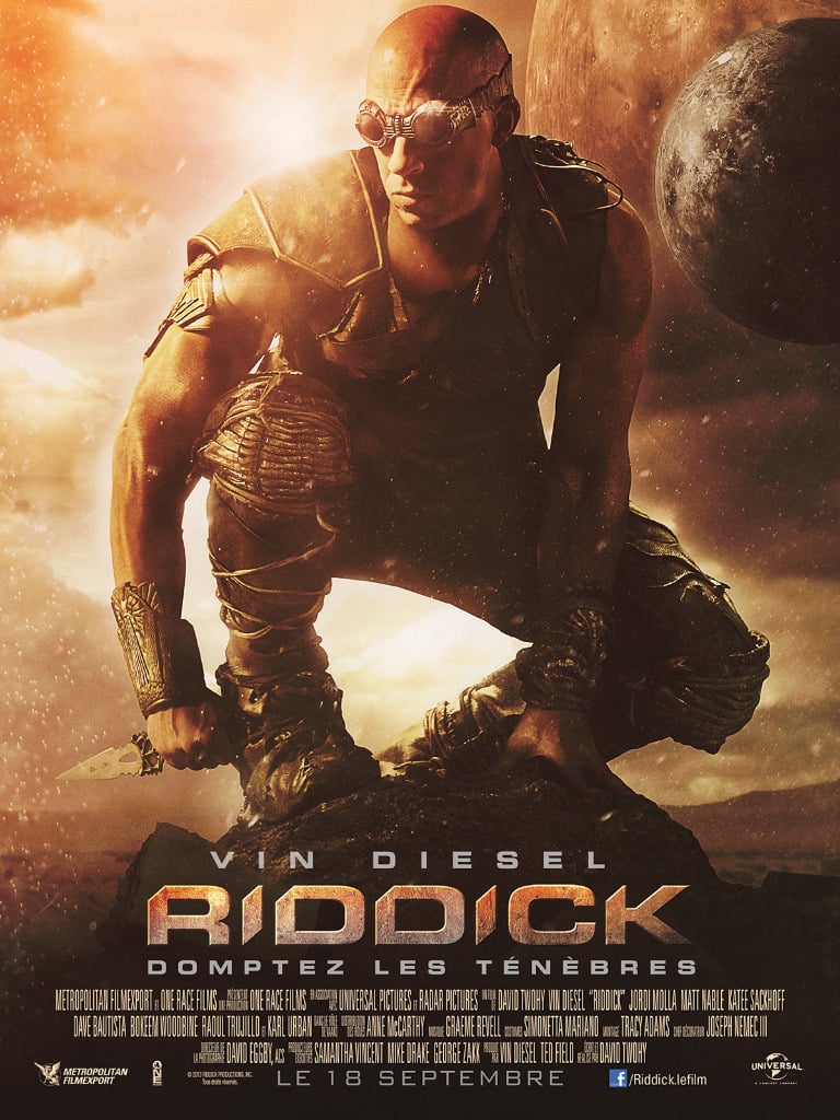Riddick en DVD : Riddick - La trilogie : Pitch Black + Les Chroniques de  Riddick + Riddick - AlloCiné
