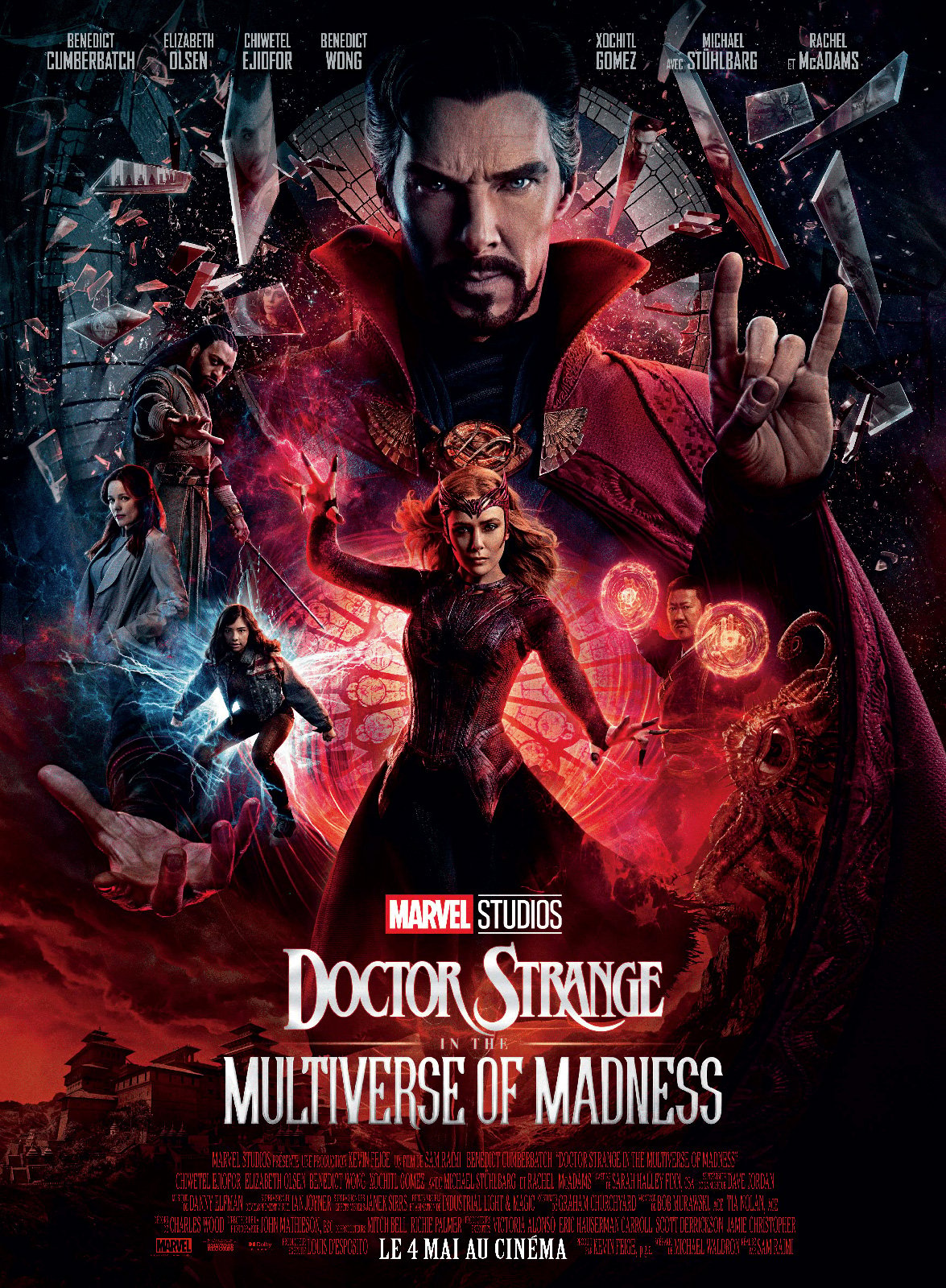 Affiche film DOCTOR STRANGE IN THE MULTIVERSE OF MADNESS