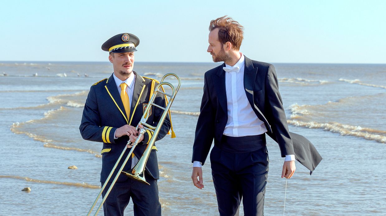 En fanfare en avant-première au Cinéma Apt - Le César