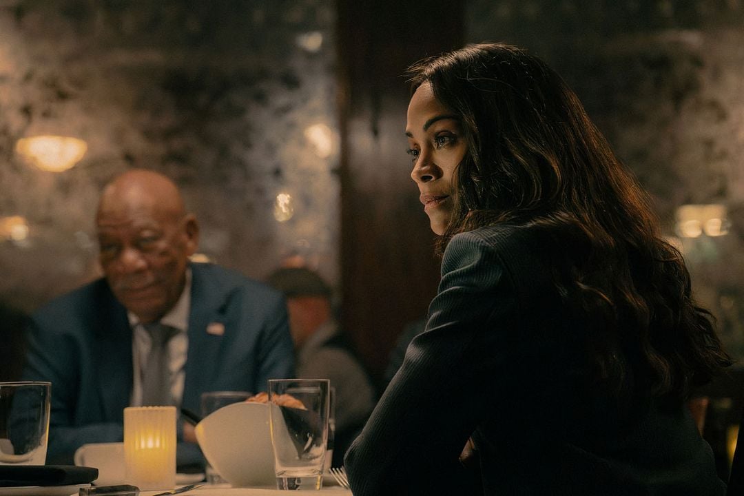 Opérations Spéciales : Lioness : Photo Morgan Freeman, Zoe Saldana