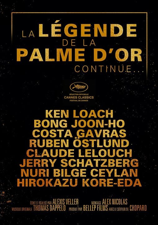 La Légende de la Palme d'or... continue : Affiche