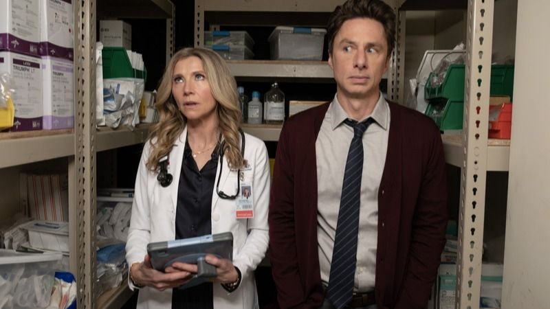 Scrubs : Photo Sarah Chalke, Zach Braff