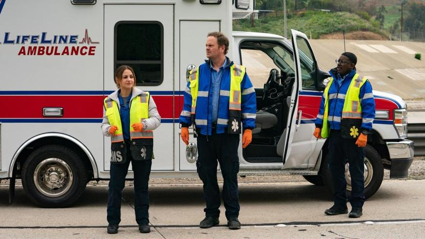 Code 3 : Photo Rainn Wilson, Aimee Carrero