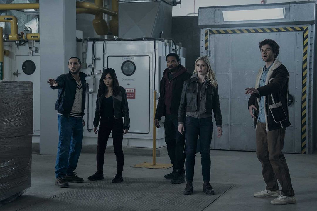Photo Erin Moriarty, Karen Fukuhara, Tomer Capon, Jack Quaid, Laz Alonso