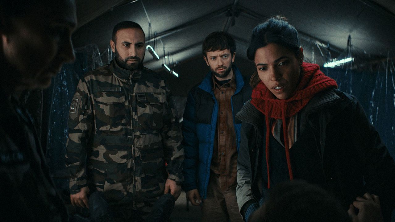 Photo Oussama Kheddam, Zita Hanrot, Xavier Lacaille