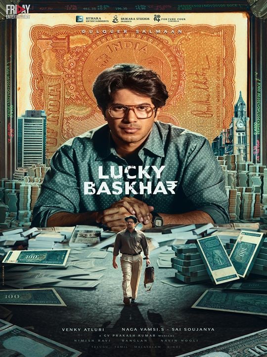 Lucky Baskhar : Affiche