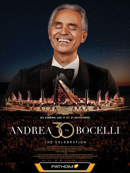 Andrea Bocelli 30: The Celebration : Affiche